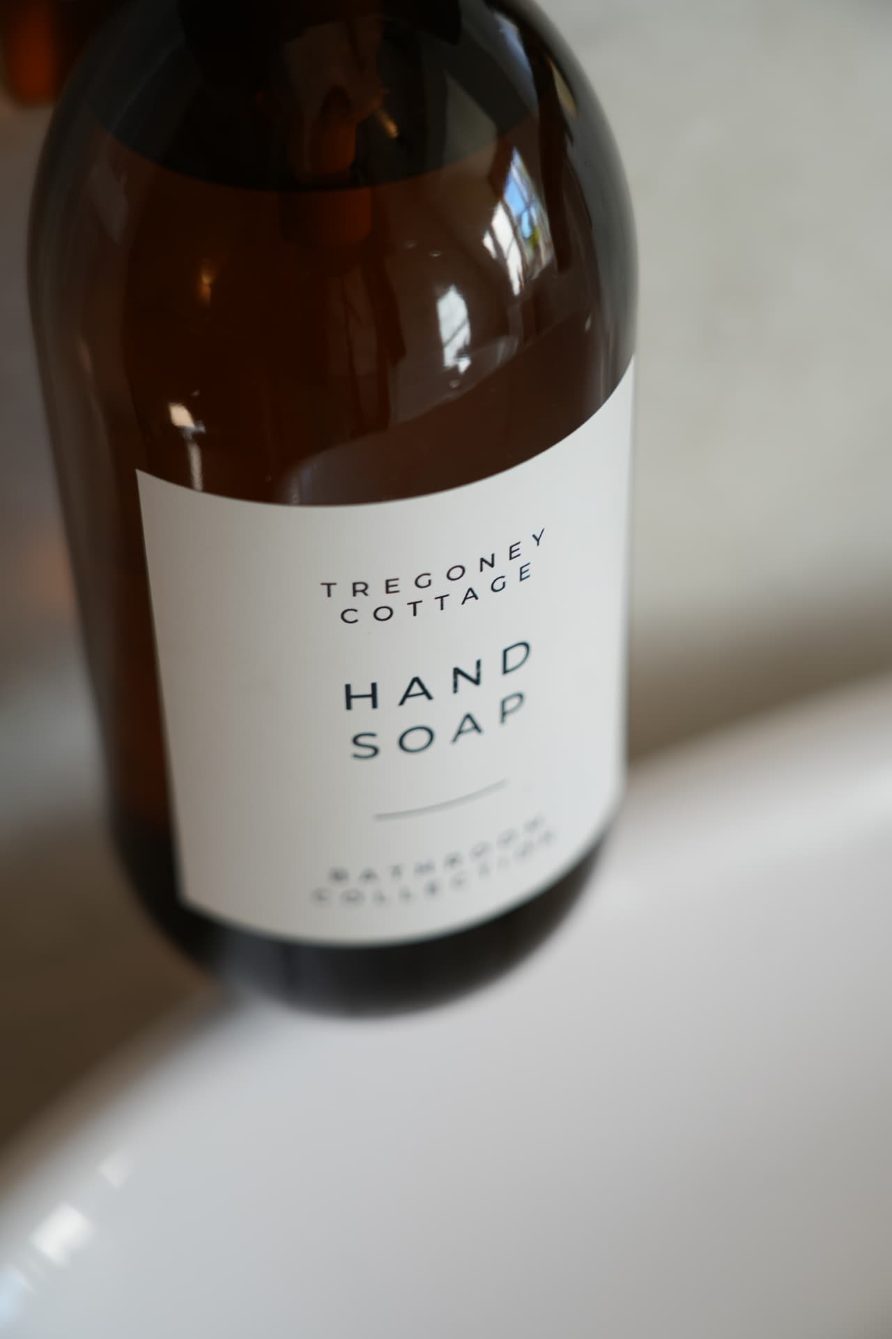 Soap bottles from above